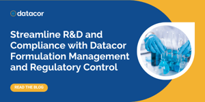 Streamline R&D and Regulatory Compliance with Datacor Formulation Management & Regulatory Control