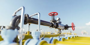 Gas tap with pipeline system Tokyo Gas 