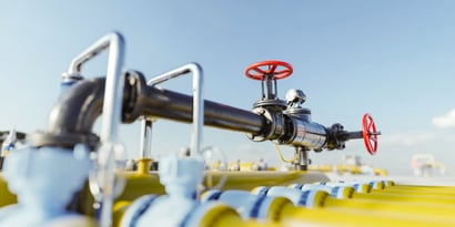 Gas tap with pipeline system Tokyo Gas 