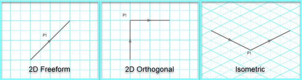 Pipe Drawing Mode Options