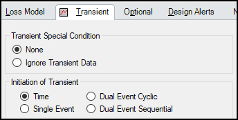 Figure 1 - Initiation of Transient