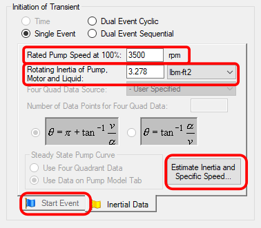 Figure 4 - Start Event and Inertial Data