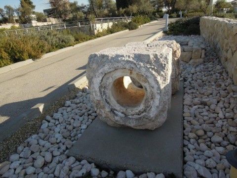 Roman piping from 2000 years ago made of limestone Picture 1