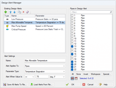 AFT Design Alert Manager.