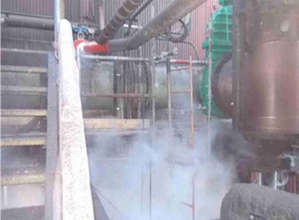 existing coke oven gas piping