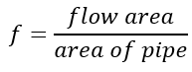 flow area equation flow area eqn