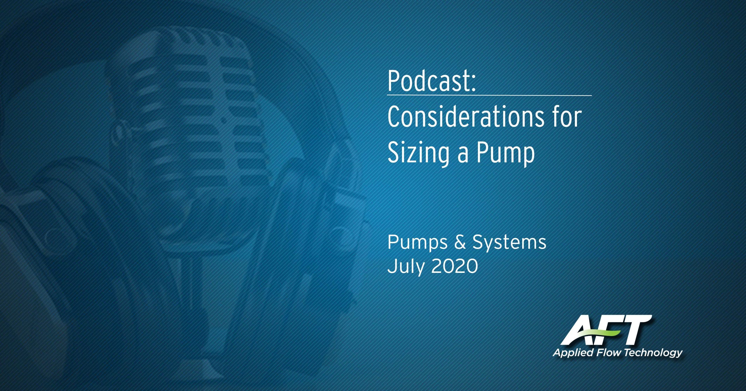 AFT Pumps & System Podcast