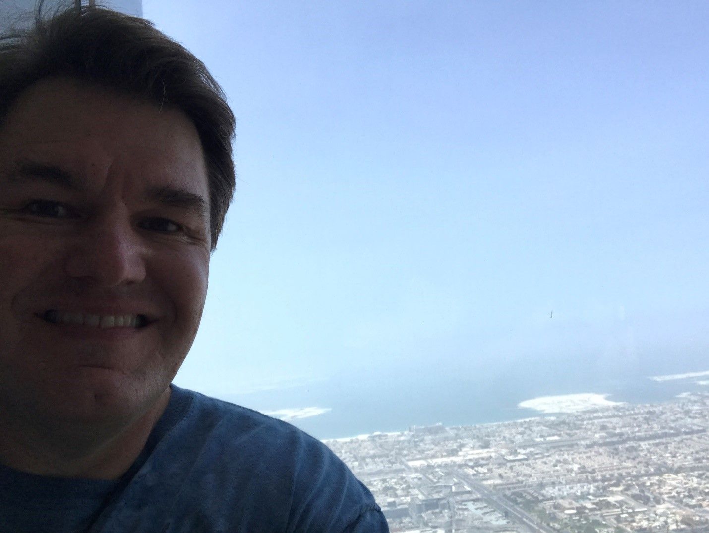 Me on the 125th floor of Khalifa Tower
