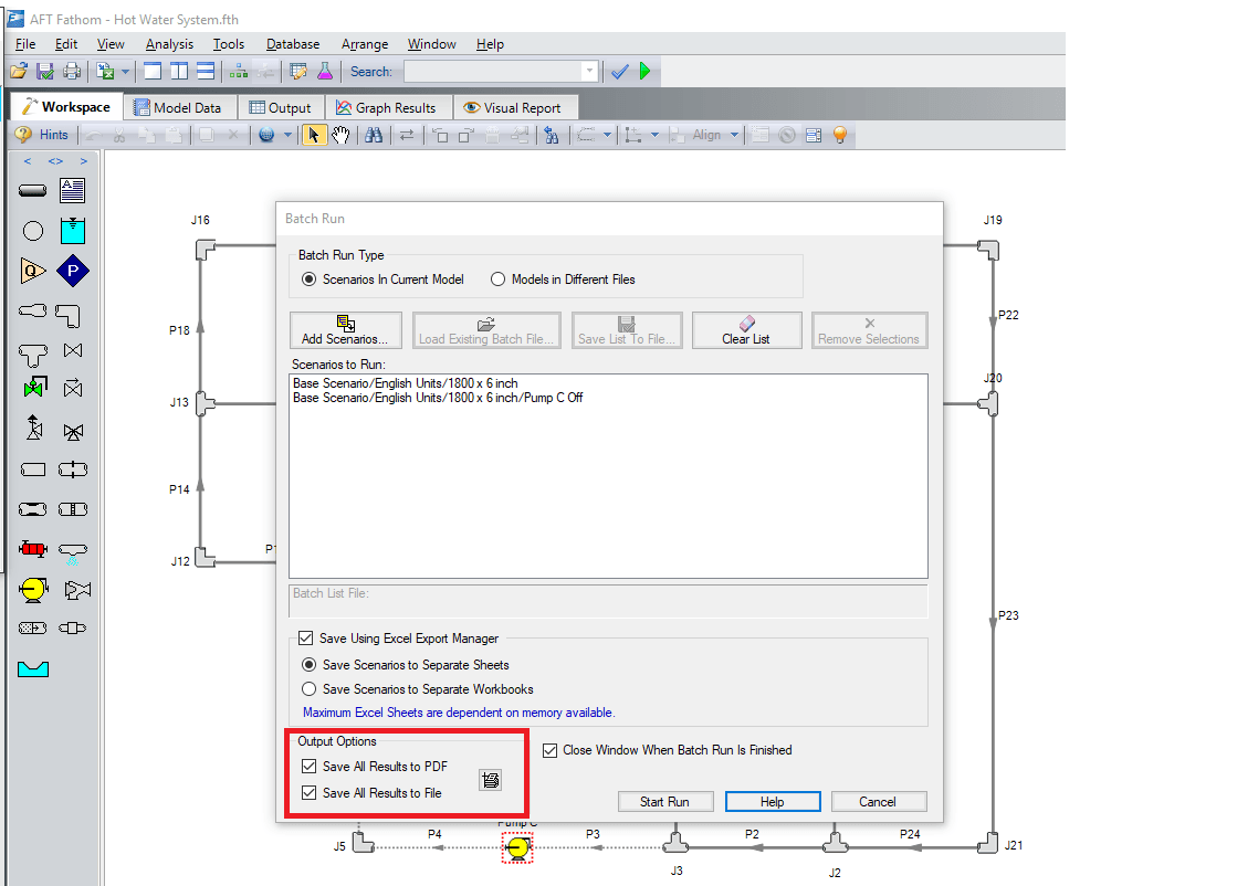 Figure 6: AFT Fathom – Batch Run 
