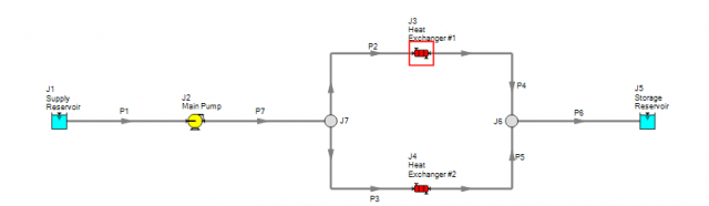 Figure 1: AFT Fathom model used for Excel Change Data