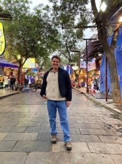 Trey on eastern end of the Silk Road