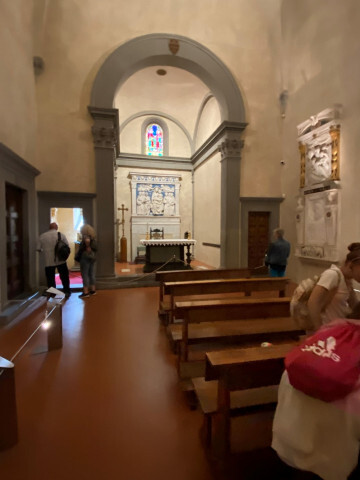 Galileo’s temporary resting place
